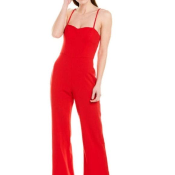 Women's Strappy Slightly Flared Leg Jumpsuit